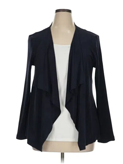 Pre-owned Tommy Hilfiger Cardigan Sweater In Blue