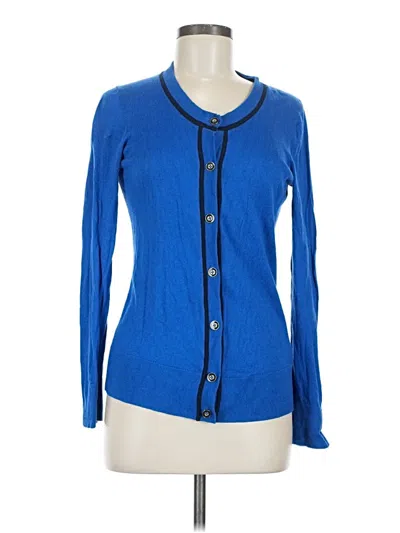 Pre-owned Tommy Hilfiger Cardigan Sweater In Blue