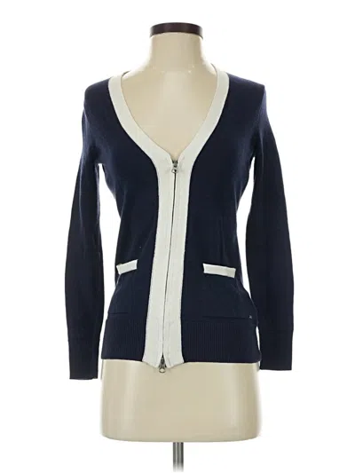 Pre-owned Tommy Hilfiger Cardigan Sweater In Blue