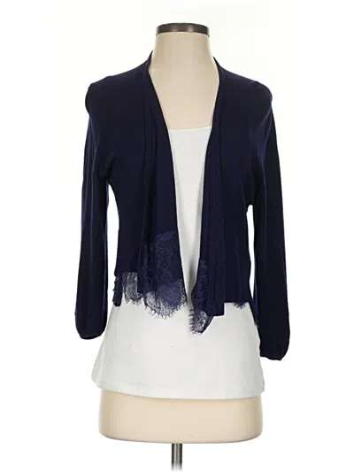 Pre-owned Tommy Hilfiger Cardigan Sweater In Blue