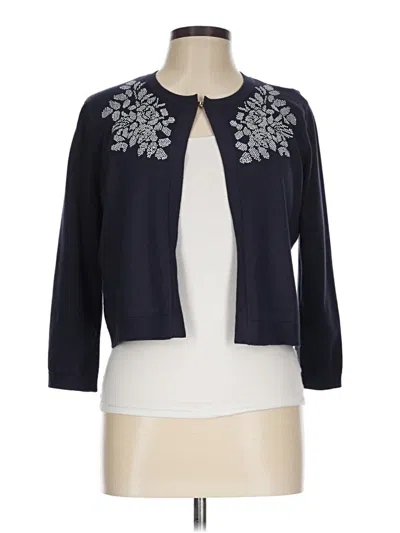 Pre-owned Tommy Hilfiger Cardigan Sweater In Blue