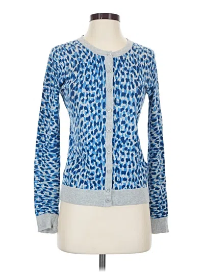 Pre-owned Tommy Hilfiger Cardigan Sweater In Blue