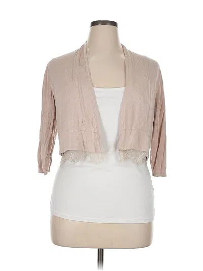 Pre-owned Tommy Hilfiger Cardigan Sweater In Brown