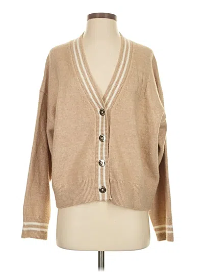 Pre-owned Tommy Hilfiger Cardigan Sweater In Brown