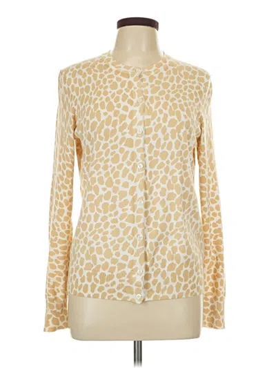 Pre-owned Tommy Hilfiger Cardigan Sweater In Gold