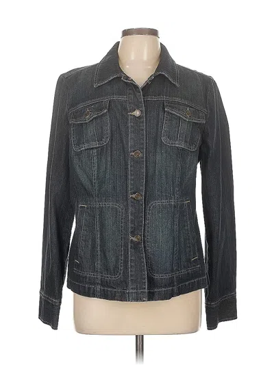 Pre-owned Tommy Hilfiger Cardigan Sweater In Gray