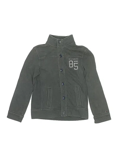 Pre-owned Tommy Hilfiger Kids' Cardigan Sweater In Gray