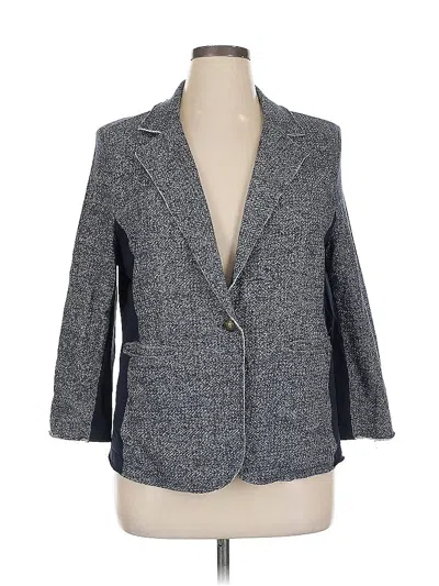 Pre-owned Tommy Hilfiger Cardigan Sweater In Gray