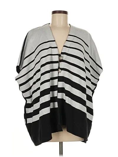 Pre-owned Tommy Hilfiger Cardigan Sweater In Gray