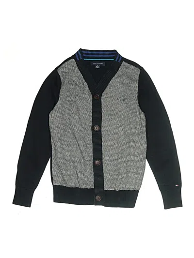 Pre-owned Tommy Hilfiger Kids' Cardigan Sweater In Gray