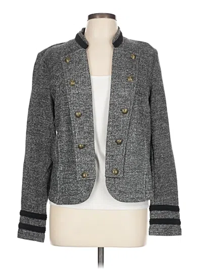 Pre-owned Tommy Hilfiger Cardigan Sweater In Gray