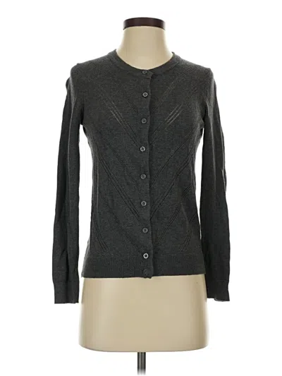 Pre-owned Tommy Hilfiger Cardigan Sweater In Gray