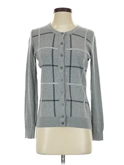 Pre-owned Tommy Hilfiger Cardigan Sweater In Gray
