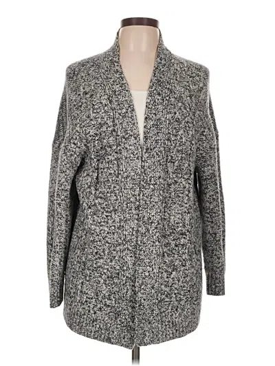 Pre-owned Tommy Hilfiger Cardigan Sweater In Gray