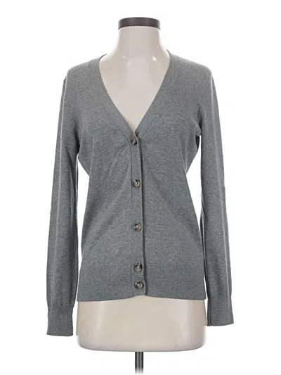 Pre-owned Tommy Hilfiger Cardigan Sweater In Gray