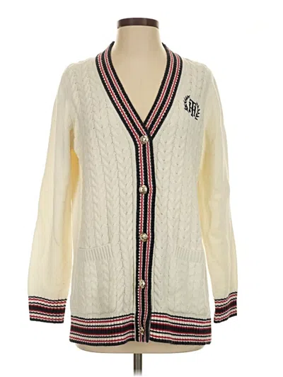Pre-owned Tommy Hilfiger Cardigan Sweater In Ivory
