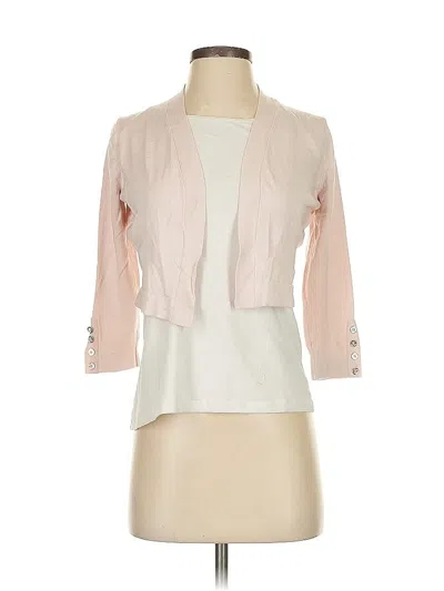 Pre-owned Tommy Hilfiger Cardigan Sweater In Pink