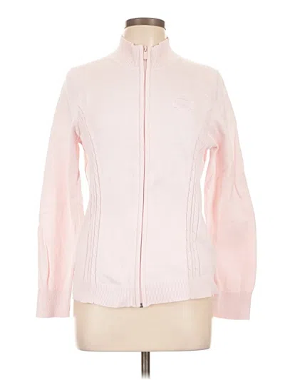 Pre-owned Tommy Hilfiger Cardigan Sweater In Pink