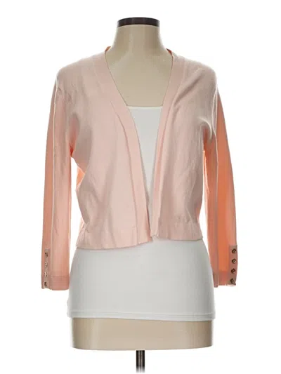 Pre-owned Tommy Hilfiger Cardigan Sweater In Pink