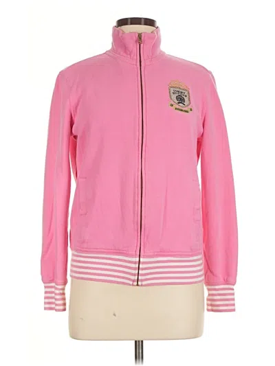 Pre-owned Tommy Hilfiger Cardigan Sweater In Pink