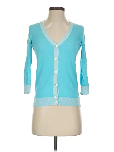 Pre-owned Tommy Hilfiger Cardigan Sweater In Teal
