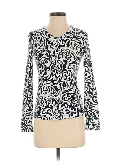 Pre-owned Tommy Hilfiger Cardigan Sweater In White