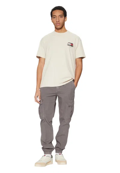 Tommy Hilfiger Cargo Pants Man  In Gray
