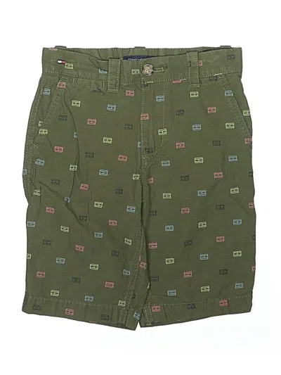 Pre-owned Tommy Hilfiger Kids' Cargo Shorts In Green