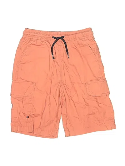 Pre-owned Tommy Hilfiger Kids' Cargo Shorts In Orange