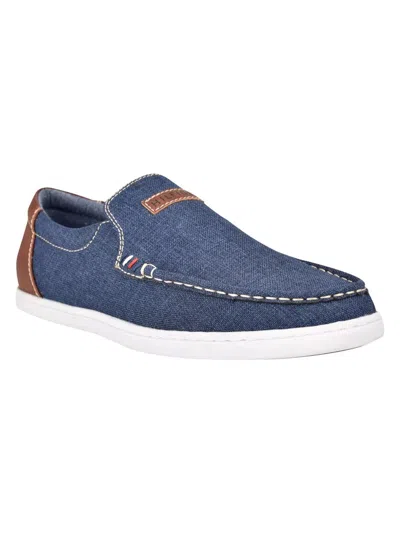 Tommy Hilfiger Carlid Sneakers Men's Us 7 Navy Memory Foam Slip-on Shoes Tf1261