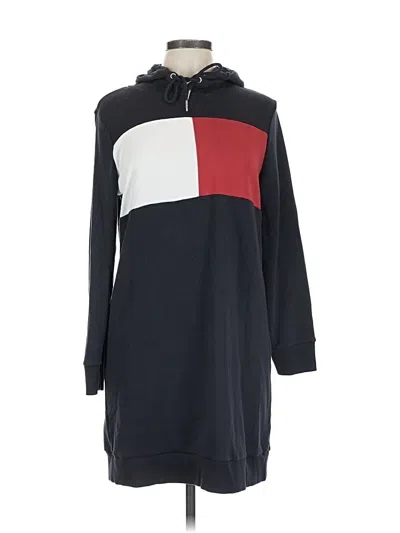Pre-owned Tommy Hilfiger Casual Dress In Black