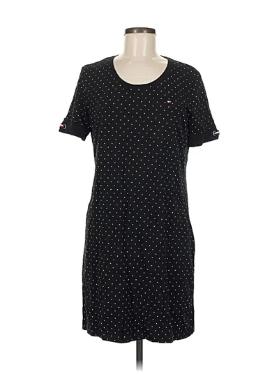 Pre-owned Tommy Hilfiger Casual Dress In Black