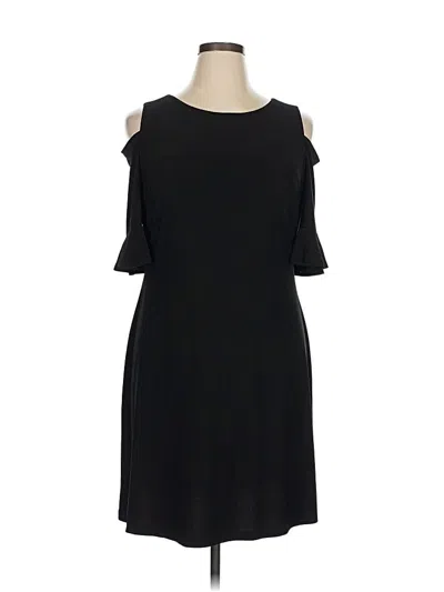 Pre-owned Tommy Hilfiger Casual Dress In Black