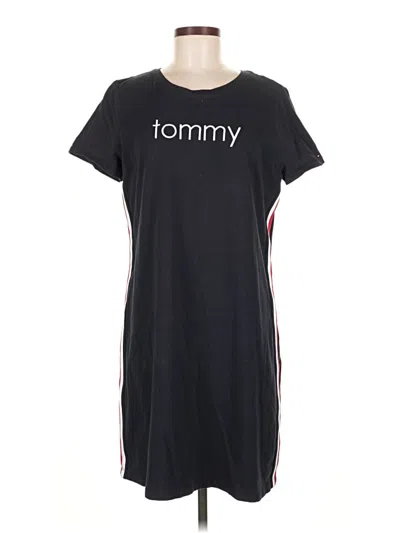 Pre-owned Tommy Hilfiger Casual Dress In Black