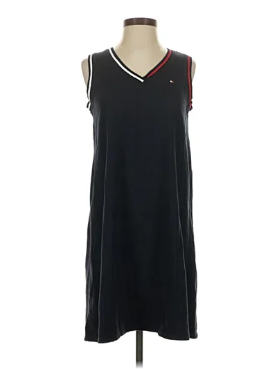 Pre-owned Tommy Hilfiger Casual Dress In Black