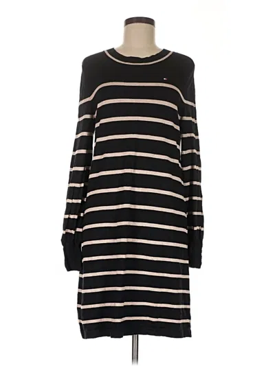 Pre-owned Tommy Hilfiger Casual Dress In Black