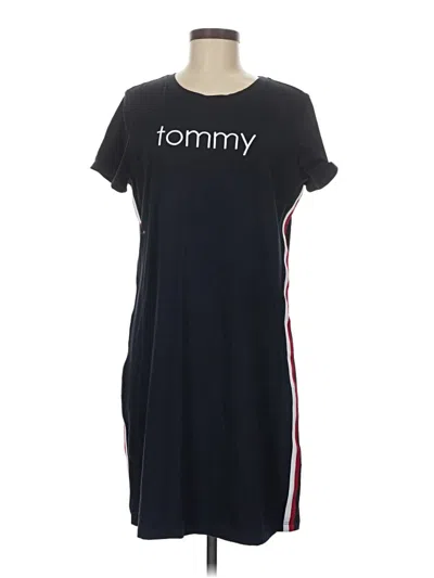 Pre-owned Tommy Hilfiger Casual Dress In Black