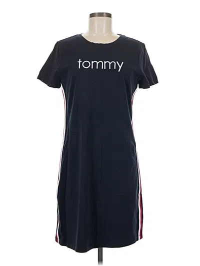 Pre-owned Tommy Hilfiger Casual Dress In Black