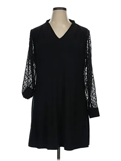 Pre-owned Tommy Hilfiger Casual Dress In Black