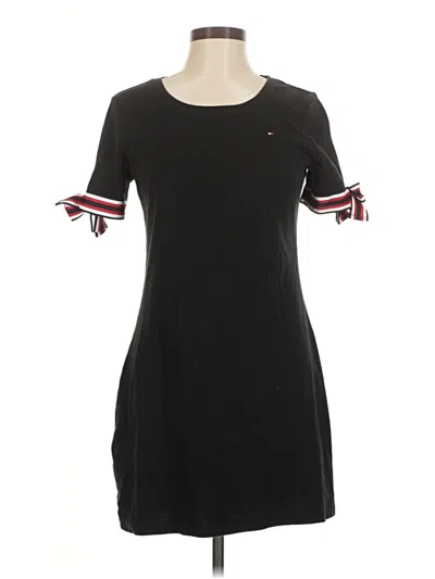 Pre-owned Tommy Hilfiger Casual Dress In Black