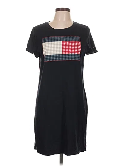 Pre-owned Tommy Hilfiger Casual Dress In Black
