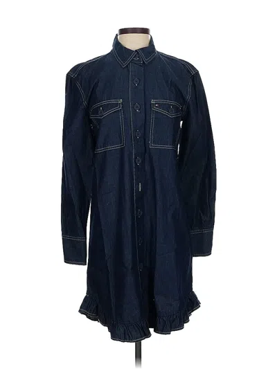 Pre-owned Tommy Hilfiger Casual Dress In Blue