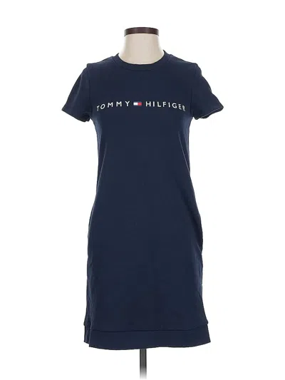Pre-owned Tommy Hilfiger Casual Dress In Blue