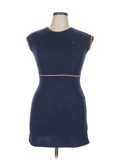 Pre-owned Tommy Hilfiger Casual Dress In Blue