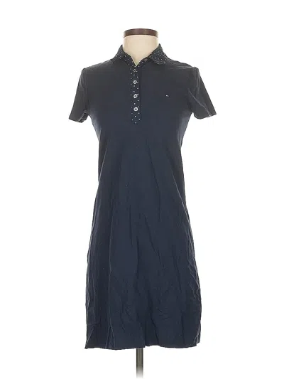 Pre-owned Tommy Hilfiger Casual Dress In Blue