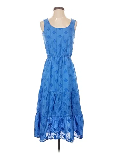 Pre-owned Tommy Hilfiger Casual Dress In Blue