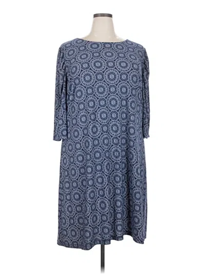 Pre-owned Tommy Hilfiger Casual Dress In Blue