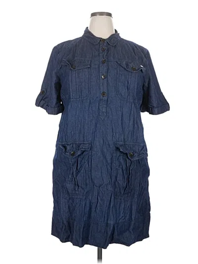 Pre-owned Tommy Hilfiger Casual Dress In Blue