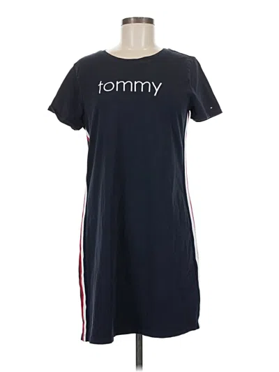 Pre-owned Tommy Hilfiger Casual Dress In Blue