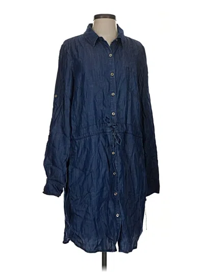 Pre-owned Tommy Hilfiger Casual Dress In Blue